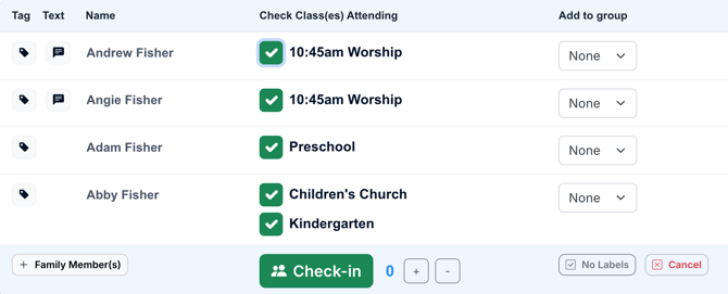 Church Check-In by Churchteams
