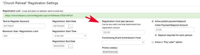 Registration Payment